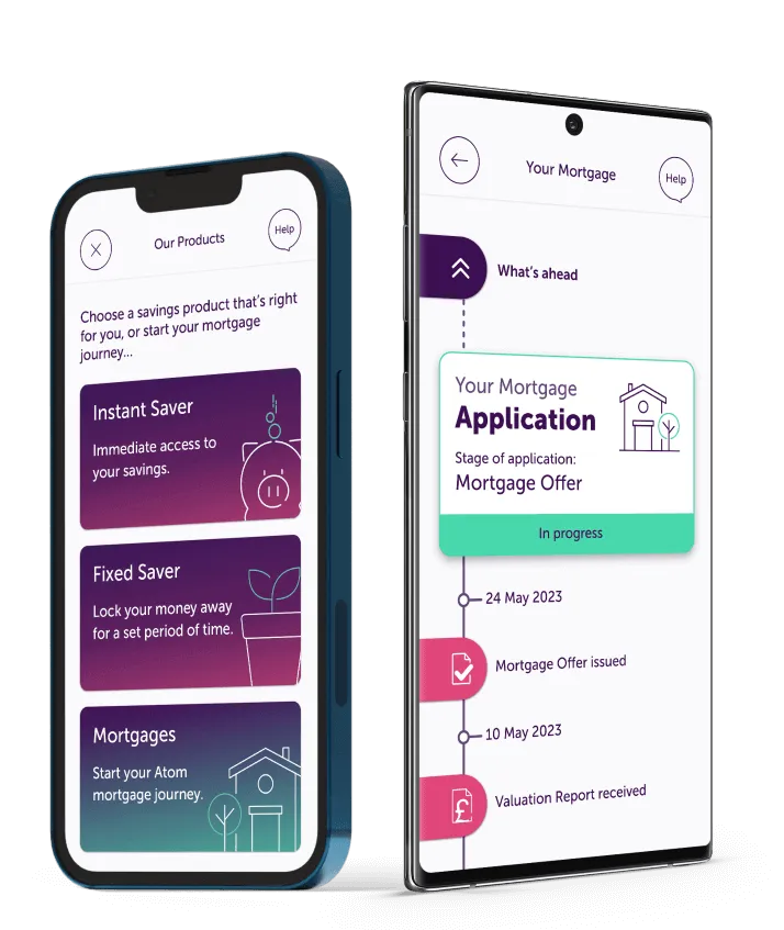 Mobile app screenshots
